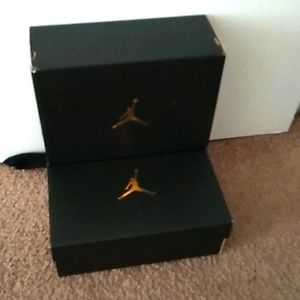 (2) TWO Empty Shoe Jordan Boxes Size 6.5Y